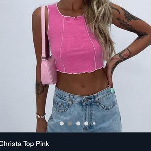 Princess Polly Pink Crop top